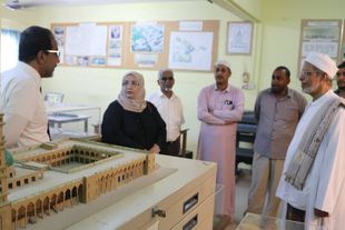 The President of the Anti-Corruption Authority in Yemen visits Al-Ahgaff University.