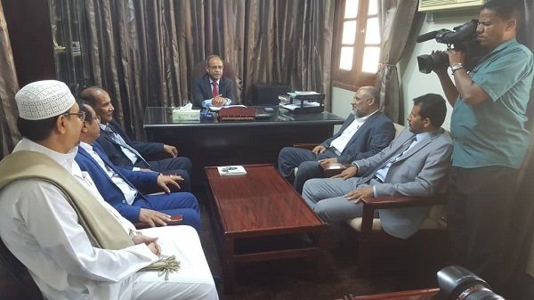 The Minister of Higher Education and Hadramout's Deputy Governor visited Al-Ahgaff University