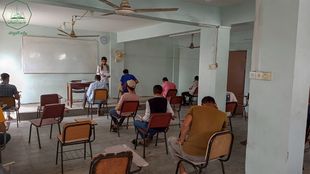 The Faculty of Administration and Economics holding the comprehensive exam for accounting basics applications