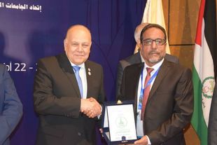 Distinguished presence of Al-Ahgaff University in the meetings of the Association of Arab Universities