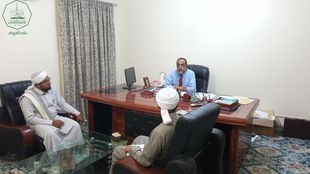 The delegation of Dar Al-Qur’an for Qur’anic Studies in Seiyun visited Al-Ahgaff University