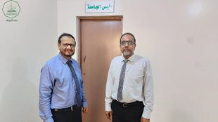 Al-Ahgaff University receives the president of Al-Adel University at the Presidency