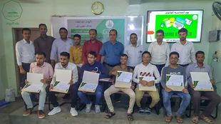 The Faculty of Administration and Economics at Al-Ahgaff University, in partnership with the Activities Department, celebrates the International Day of Accounting, November 10, and honors the first students in the faculty