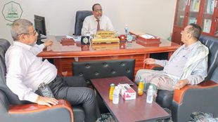 Al-Ahgaff University hosts the coordinator of the Union of Arab Universities in Yemen