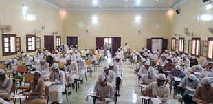 The inauguration of the final exams at the Faculty of Sharia and Law, Al-Ahgaff University