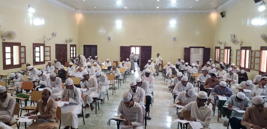 The inauguration of the final exams at the Faculty of Sharia and Law, Al-Ahgaff University