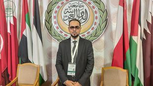 Al-Ahgaff University participates in the International Conference on Laws, Regulations, Policies and Language Planning held by the Arab League, represented by researcher Dr. Hashem Alawi Muqaibel